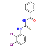 InChI=1/C14H10Cl2N2OS/c15-10-7-4-8-11(12(10)16)17-14(20)18-13(19)9-5-2-1-3-6-9/h1-8H,(H2,17,18,19,20)