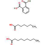 InChI=1/C9H18O2.C8H6O4.C7H14O2/c1-2-3-4-5-6-7-8-9(10)11;9-7(10)5-3-1-2-4-6(5)8(11)12;1-2-3-4-5-6-7(8)9/h2-8H2,1H3,(H,10,11);1-4H,(H,9,10)(H,11,12);2-6H2,1H3,(H,8,9)