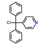 InChI=1/C18H14ClN/c19-18(15-7-3-1-4-8-15,16-9-5-2-6-10-16)17-11-13-20-14-12-17/h1-14H