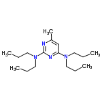 InChI=1/C17H32N4/c1-6-10-20(11-7-2)16-14-15(5)18-17(19-16)21(12-8-3)13-9-4/h14H,6-13H2,1-5H3