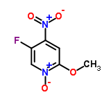 InChI=1/C6H5FN2O4/c1-13-6-2-5(9(11)12)4(7)3-8(6)10/h2-3H,1H3