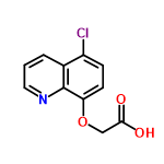 InChI=1/C11H8ClNO3/c12-8-3-4-9(16-6-10(14)15)11-7(8)2-1-5-13-11/h1-5H,6H2,(H,14,15)