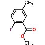 InChI=1/C9H9IO2/c1-6-3-4-8(10)7(5-6)9(11)12-2/h3-5H,1-2H3