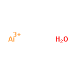 InChI=1/Al.H2O/h;1H2/q+3;