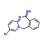 InChI=1/C13H10BrN3/c14-10-5-6-12-16-13(15)11-4-2-1-3-9(11)7-17(12)8-10/h1-6,8,15H,7H2