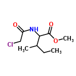 InChI=1/C9H16ClNO3/c1-4-6(2)8(9(13)14-3)11-7(12)5-10/h6,8H,4-5H2,1-3H3,(H,11,12)