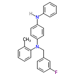 InChI=1/C26H23FN2/c1-20-8-5-6-13-26(20)29(19-21-9-7-10-22(27)18-21)25-16-14-24(15-17-25)28-23-11-3-2-4-12-23/h2-18,28H,19H2,1H3