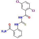 InChI=1/C15H11Cl2N3O2S/c16-8-5-6-11(17)10(7-8)14(22)20-15(23)19-12-4-2-1-3-9(12)13(18)21/h1-7H,(H2,18,21)(H2,19,20,22,23)