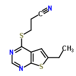 InChI=1/C11H11N3S2/c1-2-8-6-9-10(15-5-3-4-12)13-7-14-11(9)16-8/h6-7H,2-3,5H2,1H3