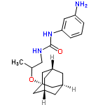 InChI=1/C20H29N3O2/c1-13(12-22-19(24)23-18-4-2-3-17(21)8-18)25-20-9-14-5-15(10-20)7-16(6-14)11-20/h2-4,8,13-16H,5-7,9-12,21H2,1H3,(H2,22,23,24)/t13?,14-,15+,16-,20-