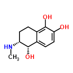 InChI=1/C11H15NO3/c1-12-8-4-2-7-6(10(8)14)3-5-9(13)11(7)15/h3,5,8,10,12-15H,2,4H2,1H3/t8-,10+/m1/s1