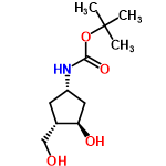 InChI=1/C11H21NO4/c1-11(2,3)16-10(15)12-8-4-7(6-13)9(14)5-8/h7-9,13-14H,4-6H2,1-3H3,(H,12,15)/t7-,8-,9+/m0/s1