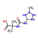 InChI=1/C7H16N6O3/c1-7(2,4(14)15)9-6(16)8-5-10-12-13(3)11-5/h5,10-12H,1-3H3,(H,14,15)(H2,8,9,16)