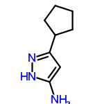 InChI=1/C8H13N3/c9-8-5-7(10-11-8)6-3-1-2-4-6/h5-6H,1-4H2,(H3,9,10,11)