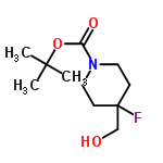 InChI=1/C11H20FNO3/c1-10(2,3)16-9(15)13-6-4-11(12,8-14)5-7-13/h14H,4-8H2,1-3H3