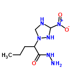 InChI=1/C7H16N6O3/c1-2-3-5(6(14)10-8)12-4-9-7(11-12)13(15)16/h5,7,9,11H,2-4,8H2,1H3,(H,10,14)