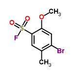 InChI=1/C8H8BrFO3S/c1-5-3-8(14(10,11)12)7(13-2)4-6(5)9/h3-4H,1-2H3