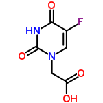 InChI=1/C6H5FN2O4/c7-3-1-9(2-4(10)11)6(13)8-5(3)12/h1H,2H2,(H,10,11)(H,8,12,13)