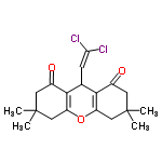 InChI=1/C19H22Cl2O3/c1-18(2)6-11(22)16-10(5-15(20)21)17-12(23)7-19(3,4)9-14(17)24-13(16)8-18/h5,10H,6-9H2,1-4H3