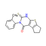 InChI=1/C16H14N2OS2/c1-9-5-2-3-7-11(9)18-15(19)13-10-6-4-8-12(10)21-14(13)17-16(18)20/h2-3,5,7H,4,6,8H2,1H3,(H,17,20)