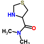 InChI=1/C6H12N2OS/c1-8(2)6(9)5-3-10-4-7-5/h5,7H,3-4H2,1-2H3