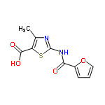 InChI=1/C10H8N2O4S/c1-5-7(9(14)15)17-10(11-5)12-8(13)6-3-2-4-16-6/h2-4H,1H3,(H,14,15)(H,11,12,13)