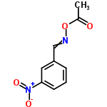 InChI=1/C9H8N2O4/c1-7(12)15-10-6-8-3-2-4-9(5-8)11(13)14/h2-6H,1H3