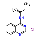 InChI=1/C12H15N3.ClH/c1-3-9(2)15-12-10-6-4-5-7-11(10)13-8-14-12;/h4-9H,3H2,1-2H3,(H,13,14,15);1H/p-1