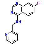 InChI=1/C14H11ClN4/c15-10-4-5-12-13(7-10)18-9-19-14(12)17-8-11-3-1-2-6-16-11/h1-7,9H,8H2,(H,17,18,19)