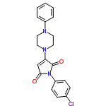 InChI=1/C20H18ClN3O2/c21-15-6-8-17(9-7-15)24-19(25)14-18(20(24)26)23-12-10-22(11-13-23)16-4-2-1-3-5-16/h1-9,14H,10-13H2