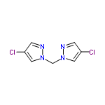 InChI=1/C7H6Cl2N4/c8-6-1-10-12(3-6)5-13-4-7(9)2-11-13/h1-4H,5H2