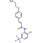 InChI=1/C19H17ClF3NO2/c1-2-11-26-15-7-3-13(4-8-15)5-10-18(25)24-17-12-14(19(21,22)23)6-9-16(17)20/h3-10,12H,2,11H2,1H3,(H,24,25)/b10-5+