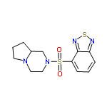 InChI=1/C13H16N4O2S2/c18-21(19,12-5-1-4-11-13(12)15-20-14-11)17-8-7-16-6-2-3-10(16)9-17/h1,4-5,10H,2-3,6-9H2