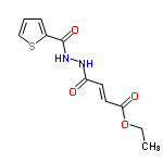 InChI=1/C11H12N2O4S/c1-2-17-10(15)6-5-9(14)12-13-11(16)8-4-3-7-18-8/h3-7H,2H2,1H3,(H,12,14)(H,13,16)/b6-5+