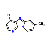 InChI=1/C11H8ClN3/c1-7-3-5-15-9(6-7)14-10-8(12)2-4-13-11(10)15/h2-6H,1H3