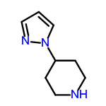 InChI=1/C8H13N3/c1-4-10-11(7-1)8-2-5-9-6-3-8/h1,4,7-9H,2-3,5-6H2