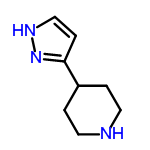 InChI=1/C8H13N3/c1-4-9-5-2-7(1)8-3-6-10-11-8/h3,6-7,9H,1-2,4-5H2,(H,10,11)