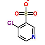 InChI=1/C5H4ClNO3S/c6-4-1-2-7-3-5(4)11(8,9)10/h1-3H,(H,8,9,10)/p-1