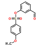 InChI=1/C14H12O5S/c1-18-12-5-7-14(8-6-12)20(16,17)19-13-4-2-3-11(9-13)10-15/h2-10H,1H3