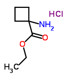 InChI=1/C7H13NO2.ClH/c1-2-10-6(9)7(8)4-3-5-7;/h2-5,8H2,1H3;1H