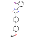 InChI=1/C21H15ClN2O2/c1-25-17-12-10-15(11-13-17)14-6-8-16(9-7-14)21-23-20(24-26-21)18-4-2-3-5-19(18)22/h2-13H,1H3