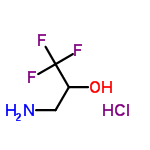 InChI=1/C3H6F3NO.ClH/c4-3(5,6)2(8)1-7;/h2,8H,1,7H2;1H
