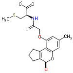 InChI=1/C19H21NO6S/c1-10-6-14(25-8-16(21)20-13(9-27-2)18(22)23)17-11-4-3-5-12(11)19(24)26-15(17)7-10/h6-7,13H,3-5,8-9H2,1-2H3,(H,20,21)(H,22,23)/p-1/t13-/m0/s1