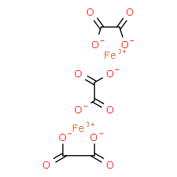 ChemSpider 2D Image | iron(iii) oxalate | C6Fe2O12