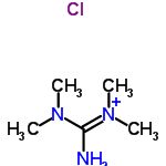InChI=1/C5H13N3.ClH/c1-7(2)5(6)8(3)4;/h6H,1-4H3;1H