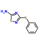 InChI=1/C8H7N3S2/c9-7-10-8(11-13-7)12-6-4-2-1-3-5-6/h1-5H,(H2,9,10,11)