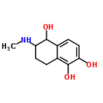 InChI=1/C11H15NO3/c1-12-8-4-2-7-6(10(8)14)3-5-9(13)11(7)15/h3,5,8,10,12-15H,2,4H2,1H3