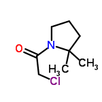 InChI=1/C8H14ClNO/c1-8(2)4-3-5-10(8)7(11)6-9/h3-6H2,1-2H3