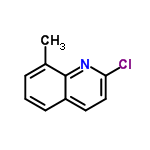 InChI=1/C10H8ClN/c1-7-3-2-4-8-5-6-9(11)12-10(7)8/h2-6H,1H3