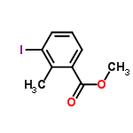 InChI=1/C9H9IO2/c1-6-7(9(11)12-2)4-3-5-8(6)10/h3-5H,1-2H3